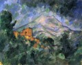 Montagne Sainte Victoire and the Black Chateau Paul Cezanne